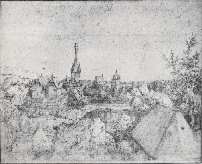 Albrecht Durer View of Heroldsberg France oil painting art